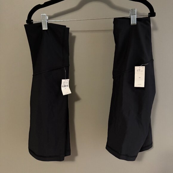 Maternity 2-Pack Full Panel & Postpartum Support PowerSoft Biker Shorts (8 inch) - Picture 3 of 4